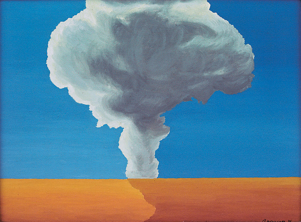 Ominous Cloud 1976 oil on canvas 46x61 cm